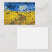 Vincent van Gogh - Wheatfield met Crows Notitiekaartje (Voorkant / Achterkant)