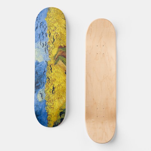 Vincent van Gogh - Wheatfield met Crows Persoonlijk Skateboard (Voorkant)