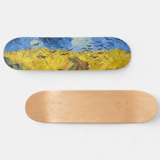 Vincent van Gogh - Wheatfield met Crows Persoonlijk Skateboard (Horizontaal)