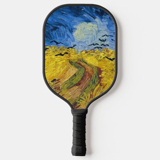 Vincent van Gogh - Wheatfield met Crows Pickleball Paddle (Achterkant)