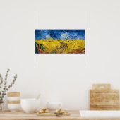 Vincent van Gogh - Wheatfield met Crows Poster (Keuken)