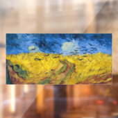 Vincent van Gogh - Wheatfield met Crows Raamsticker (Vel 2)