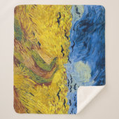 Vincent van Gogh - Wheatfield met Crows Sherpa Deken (Voorkant)
