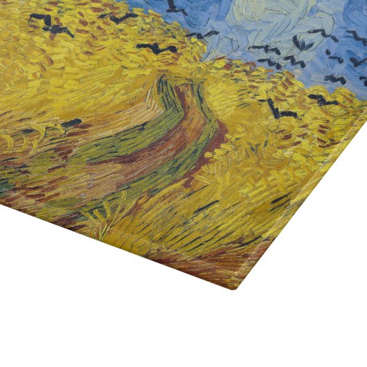 Vincent van Gogh - Wheatfield met Crows Snijplank (Hoek)