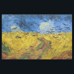 Vincent van Gogh - Wheatfield met Crows Stof<br><div class="desc">Tarweveld met kraaien / Champ de ble aux corbeaux - Vincent van Gogh,  1890 in Auvers-sur-Oise</div>