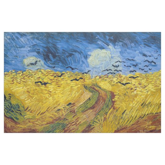 Vincent van Gogh - Wheatfield met Crows Stof (Yard (91,4 cm))