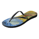 Vincent van Gogh - Wheatfield met Crows Teenslippers (Schuin)