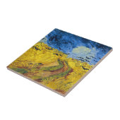 Vincent van Gogh - Wheatfield met Crows Tegeltje (Zijkant)