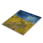 Vincent van Gogh - Wheatfield met Crows Tegeltje (Zijkant)