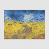 Vincent van Gogh - Wheatfield met Crows Tissuepapier (Voorkant)