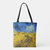 Vincent van Gogh - Wheatfield met Crows Tote Bag (Achterkant)