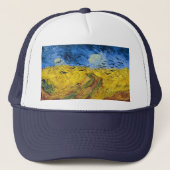Vincent van Gogh - Wheatfield met Crows Trucker Pet (Voorkant)