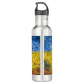 Vincent van Gogh - Wheatfield met Crows Waterfles (Achterkant)