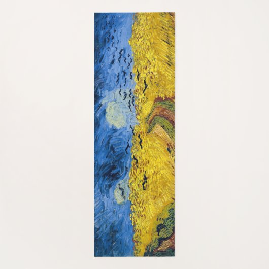 Vincent van Gogh - Wheatfield met Crows Yogamat (Achterkant)