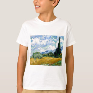 Vincent van Gogh Wheatfield met Cypresses T-shirt