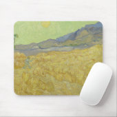 Vincent van Gogh - Wheatfield met een aperaar Muismat (Met muis)