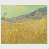 Vincent van Gogh - Wheatfield met een Reaper Cadeaupapier (Vlak)