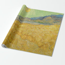 Vincent van Gogh - Wheatfield met een Reaper Cadeaupapier