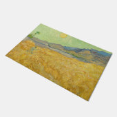 Vincent van Gogh - Wheatfield met een Reaper Deurmat (Schuin)