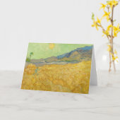 Vincent van Gogh - Wheatfield met een Reaper Kaart (Gele Bloem)