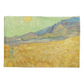 Vincent van Gogh - Wheatfield met een Reaper Kussensloop (Achterkant)