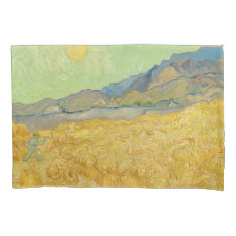 Vincent van Gogh - Wheatfield met een Reaper Kussensloop