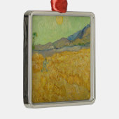 Vincent van Gogh - Wheatfield met een Reaper Metalen Ornament (Rechts)