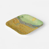 Vincent van Gogh - Wheatfield met een Reaper Papieren Bordje (Gebogen)