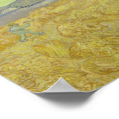 Vincent van Gogh - Wheatfield met een Reaper Poster (Hoek)