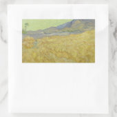 Vincent van Gogh - Wheatfield met een Reaper Rechthoekige Sticker (Tas)