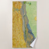 Vincent van Gogh - Wheatfield met een Reaper Strandlaken (Voorkant)