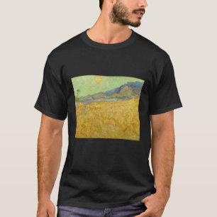 Vincent van Gogh - Wheatfield met een Reaper T-shirt