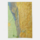 Vincent van Gogh - Wheatfield met een Reaper Theedoek (Verticaal)