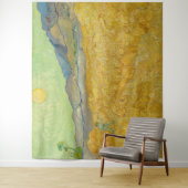 Vincent van Gogh - Wheatfield met een Reaper Wandkleed (In situ)
