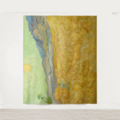 Vincent van Gogh - Wheatfield met een Reaper Wandkleed (Voorkant)