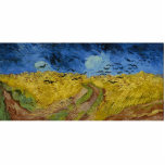 Vincent van Gogh - Wheatfield met kraaien Staand Fotobeeldje<br><div class="desc">Wheatfield met kraaien van Vincent Van Gogh,  1890. Een beroemd schilderij van Van Gogh op prints van topkwaliteit,  schilderafdrukken en andere geweldige geschenken.</div>