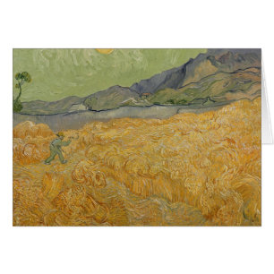 Vincent van Gogh   Wheatfield met Reaper, 1889