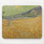 Vincent van Gogh | Wheatfield met Reaper, 1889 Muismat (Voorkant)