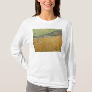 Vincent van Gogh Wheatfield met Reaper, 1889 T-shirt