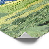 Vincent van Gogh Wheatfield onder onweer Poster (Hoek)