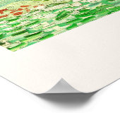 Vincent van Gogh Wheatfield onder onweerswolken Poster (Hoek)