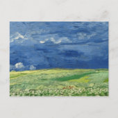 Vincent van Gogh - Wheatfield onder Thunderclouds Briefkaart (Voorkant)