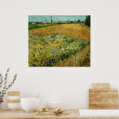 Vincent Van Gogh  Wheatfield Poster (Keuken)