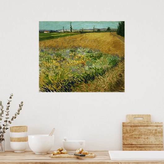 Vincent Van Gogh Wheatfield Poster (Keuken)