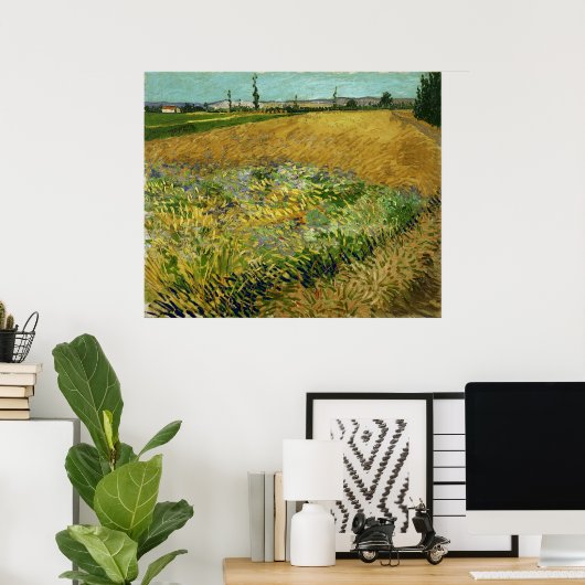 Vincent Van Gogh Wheatfield Poster (Thuiskantoor)