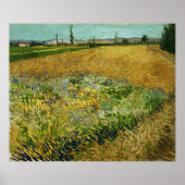 Vincent Van Gogh Wheatfield Poster (Voorkant)