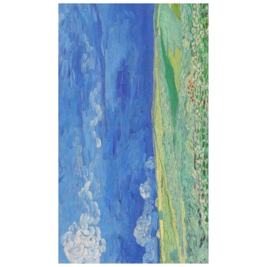 Vincent van Gogh - Wheatfields under Thundercloud Tafelkleed (Voorkant)