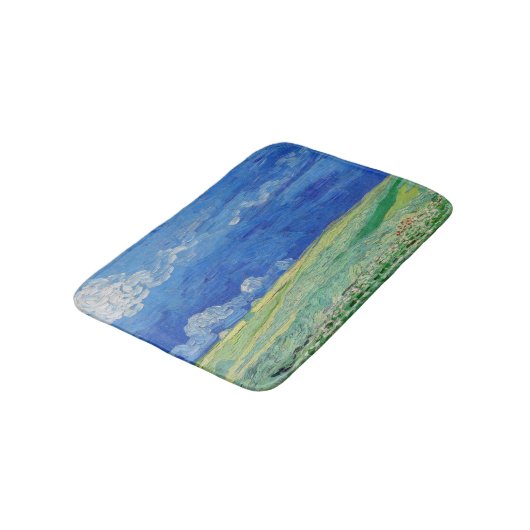 Vincent van Gogh - Wheatfields under Thunderclouds Badmat (Gekanteld)