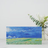 Vincent van Gogh - Wheatfields under Thunderclouds Bedankkaart (Staand voorkant)