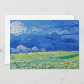 Vincent van Gogh - Wheatfields under Thunderclouds Bedankkaart (Voorkant / Achterkant)
